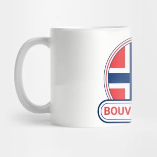 Bouvet Island Country Badge - Bouvet Island Flag Mug